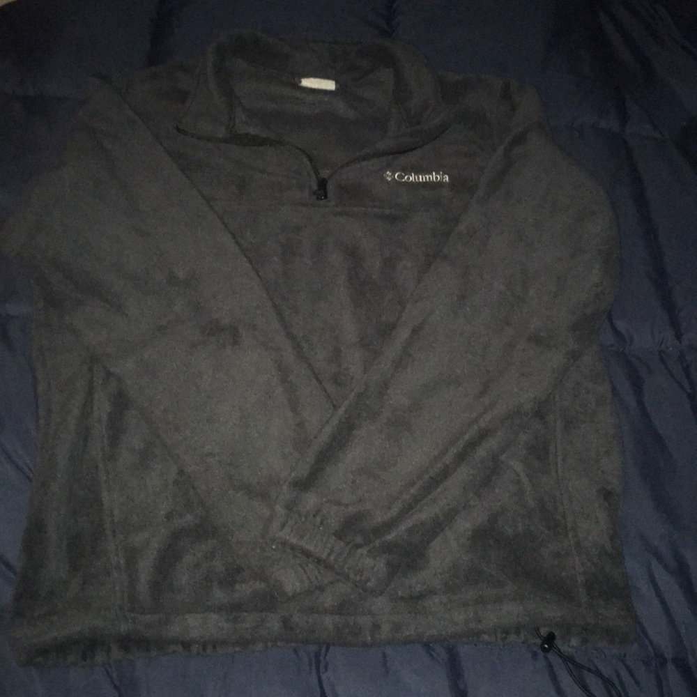 Black fleece Columbia jacket